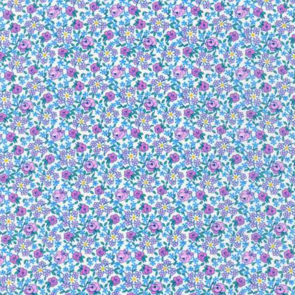 1930'S Basic Roses Pansy By Debbie Beaves For Robert Kaufman