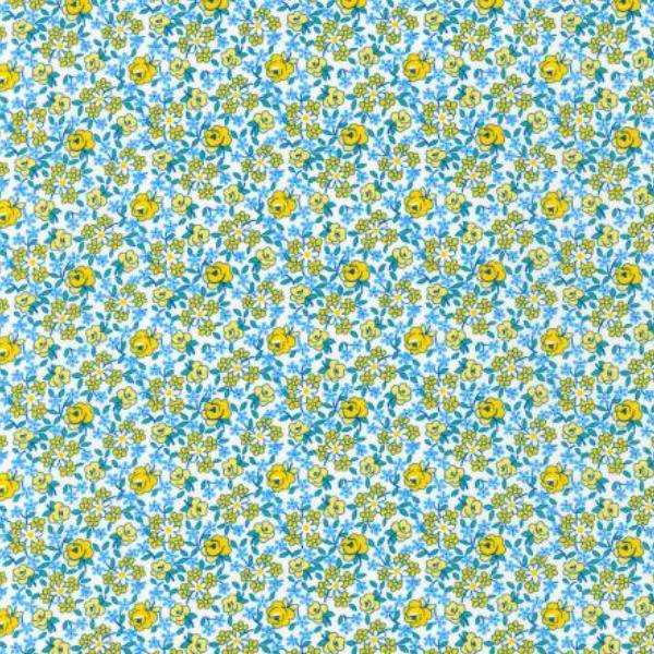 1930'S Basic Roses Yellow By Debbie Beaves For Robert Kaufman