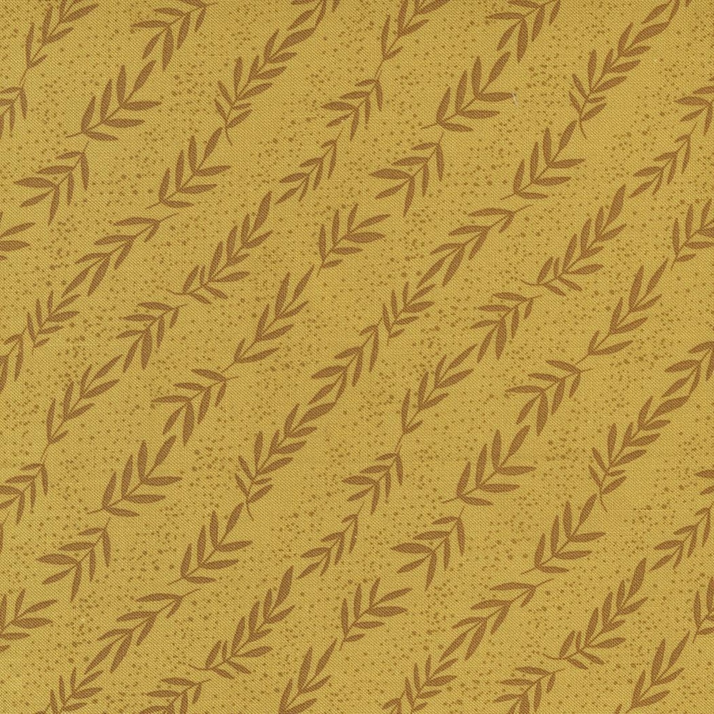 Songbook A New Page Leaf Stripe Bronze By Fancy That Design House For Moda