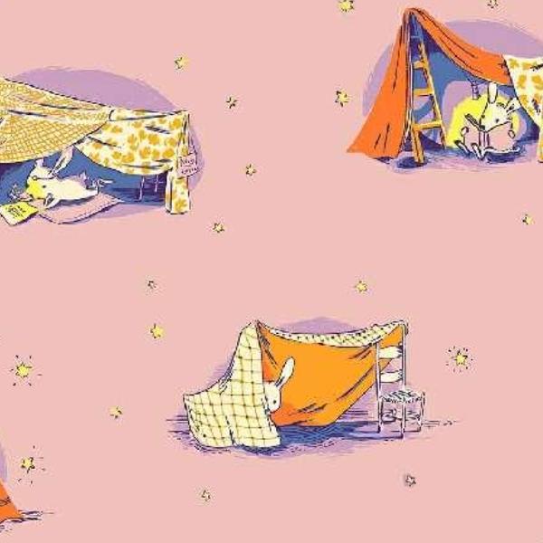 Lucky Rabbit Tent Lilac By Heather Ross