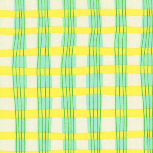 Lucky Rabbit Yellow Plaid By Heather Ross For Windham Fabrics