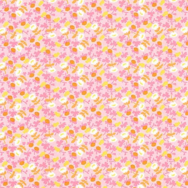 Lucky Rabbit Calico Pink By Heather Ross For Windham Fabrics