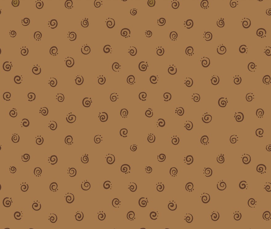 Squiggle Brown by Susybee for Clothworks