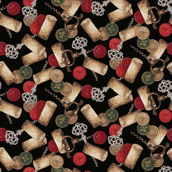 After Five Cork/Corkscrew Multi By Mary Beth Baker For Henry Glass