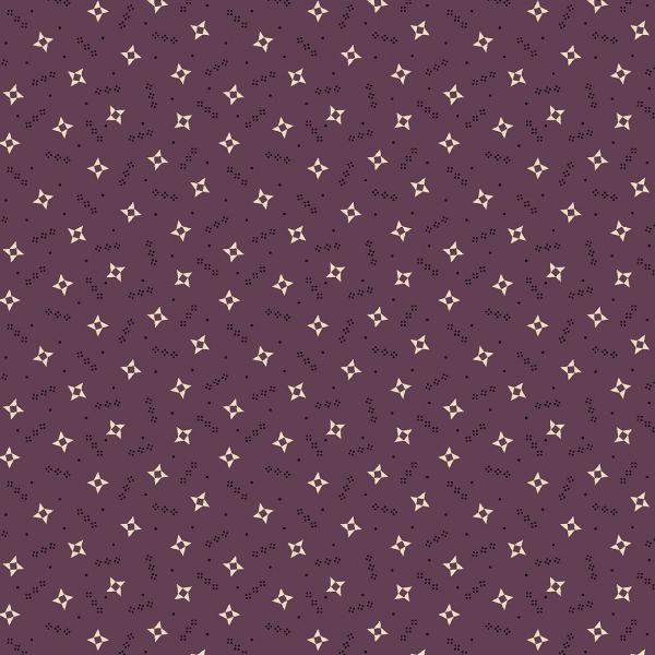 Plumberry Ii Stars Plum By Pam Buda For Marcus Fabrics