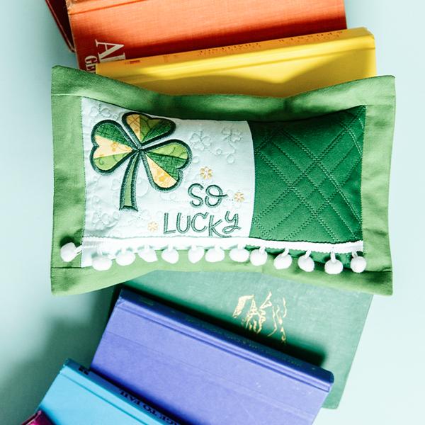 Lucky Us Bench Pillow Fabric And Pillow Kit