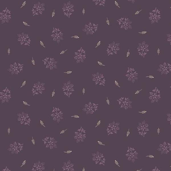 Plumberry Ii Plums Bouquet Purple By Pam Buda For Marcus Fabrics