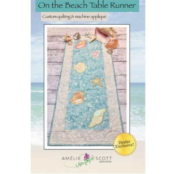 On The Beach Table Runner By Christine Conner For Amelie Scott Designs