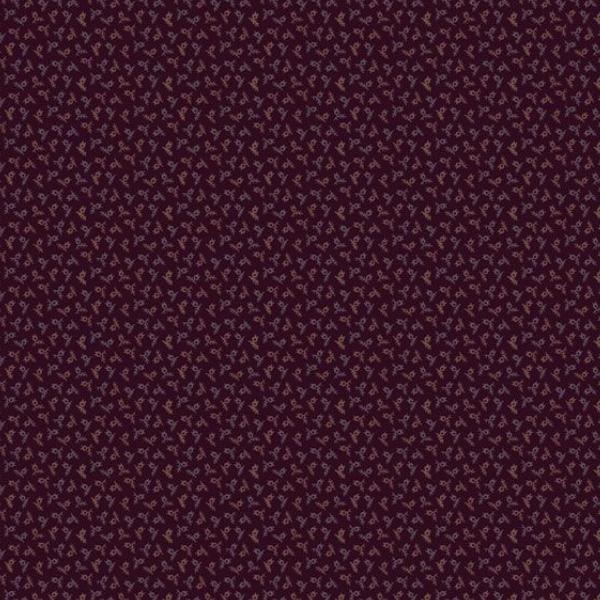 Plumberry Ii Plum Buds Eggplant By Pam Buda For Marcus Fabrics