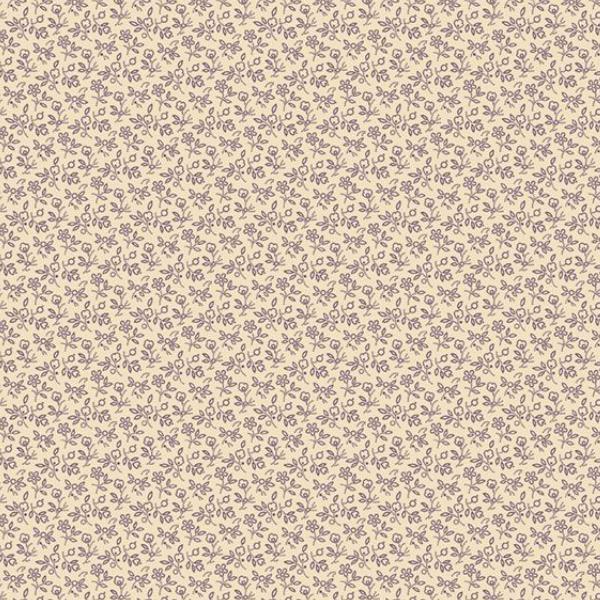 Plumberry Ii Plum Daisies Cream By Pam Buda For Marcus Fabrics