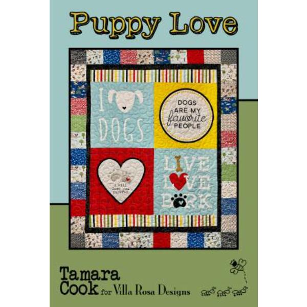 Puppy Love Pattern By Molly Cook For Villa Rosa Designs