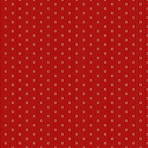 Villa Flora Dainty Dots Red By Paula Barnes For Marcus Fabrics