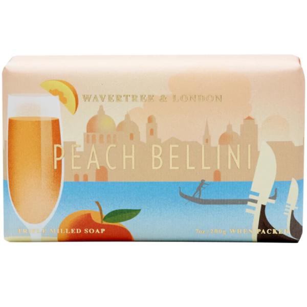 Peach Bellini 7Oz Bar Soap From Wavertree & London