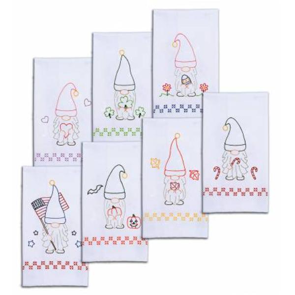 Decorative Hand Towel Set Holiday Gnomes From Jack Dempsey