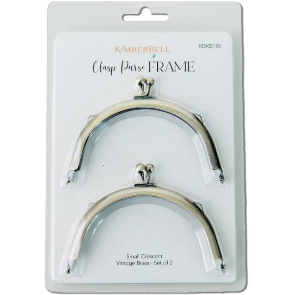 Clasp Purse Frame, Crescent Small 2Pk By Kimberbell