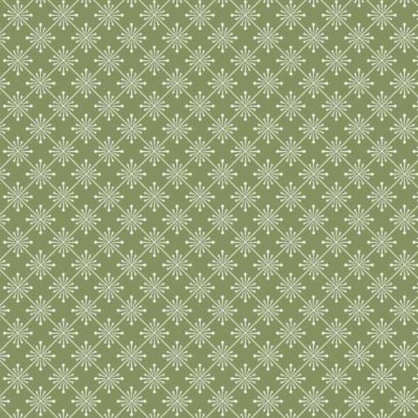 Vintage Flora Sparkle Green By Kimberbell Designs For Maywood