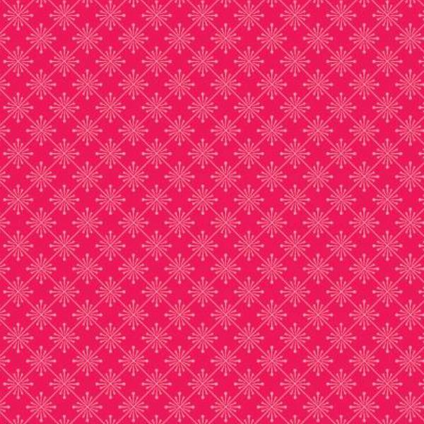 Vintage Flora Sparkle Red By Kimberbell Designs For Maywood