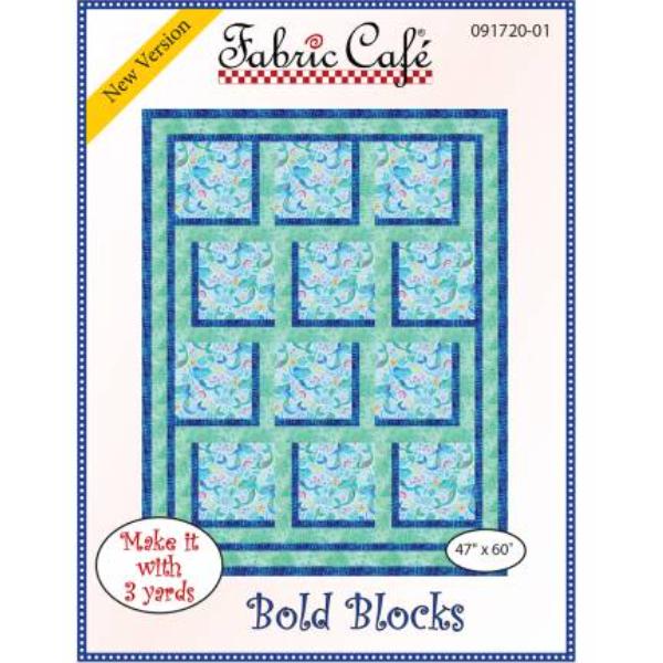 Bold Blocks Quilt Pattern From Fabric Cafe