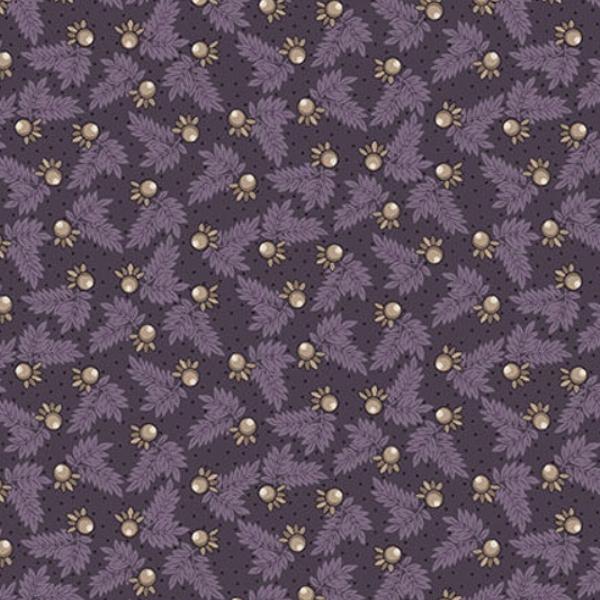 Garden Club Ferns Purple By Missie Carpenter For Blank Quilting