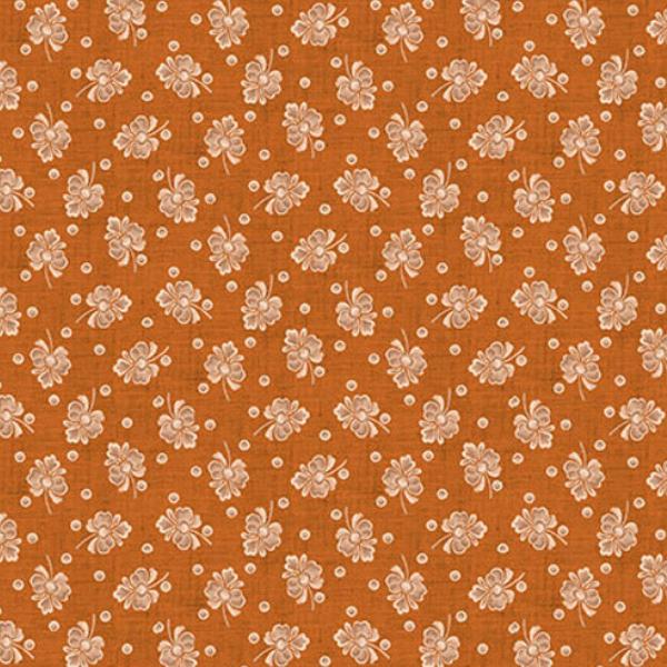 Garden Club Floral Cheddar By Missie Carpenter For Blank Quilting