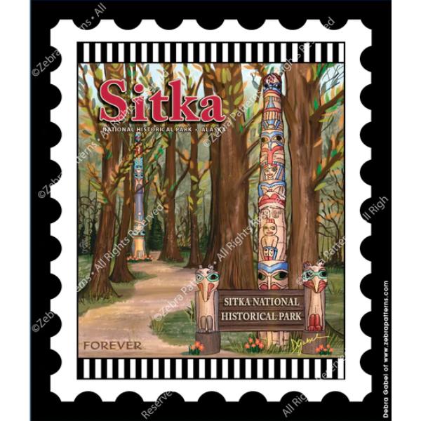 National Parks Stamp: Sitka