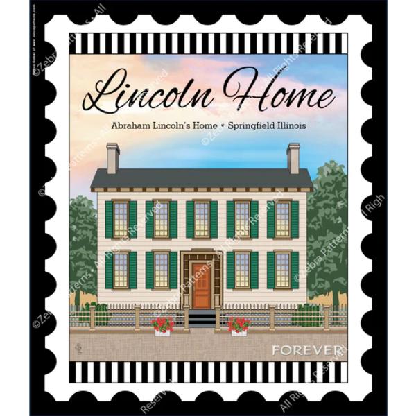 National Parks Stamp: Lincoln Home