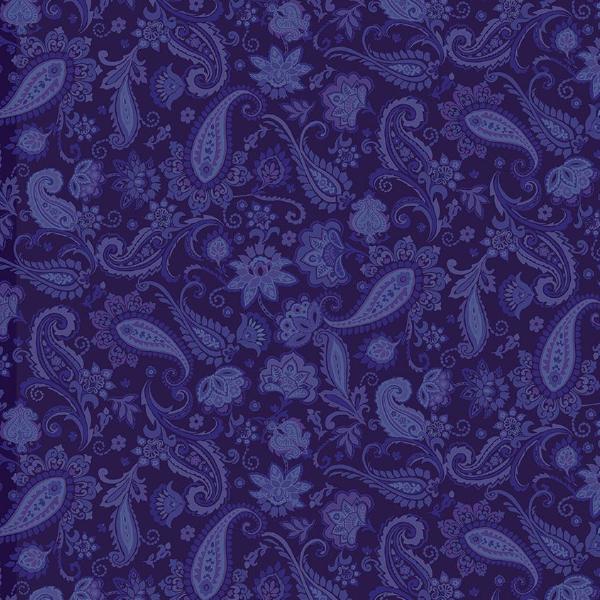 Pansy Paradise Paisley Purple By Timeless Treasures