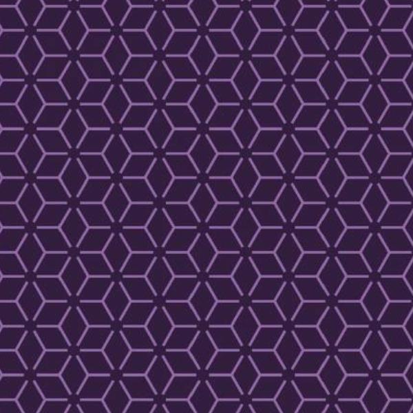 Kimberbell Connecting Stars Purple From Maywood Studio