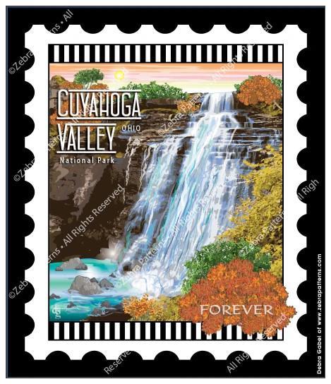 International City Stamp: Cuyahoga Valley