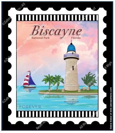 International City Stamp: Biscayne