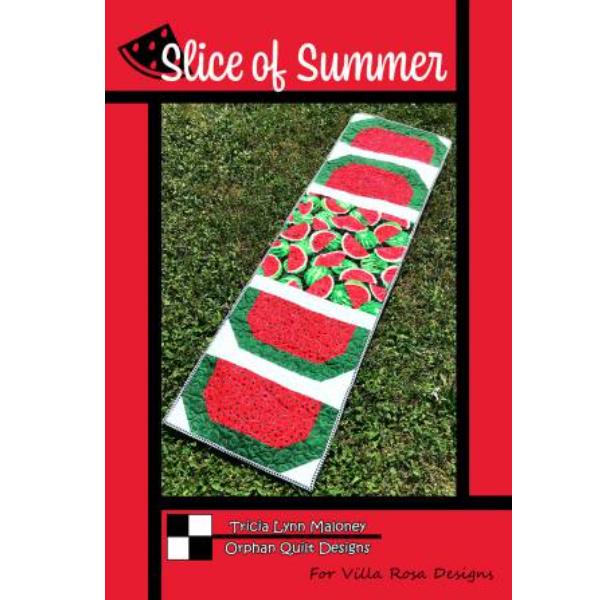 Slice Of Summer Table Runner Pattern by Tricia Lynn Maloney for Villa Rosa Designs