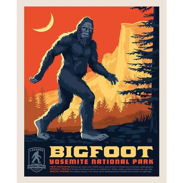 Legends Of The National Parks Bigfoot Panel By Anderson Design For Riley Blake