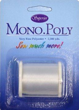 Superior Threads MonoPoly Invisible Polyester Thread, 2200yds