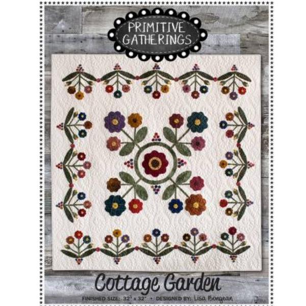 Cottage Garden Pattern By Lisa Bongean For Primitive Gatherings