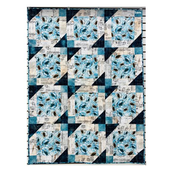 Ahoy Quilt Kit Featuring All Hands On Deck Fabric