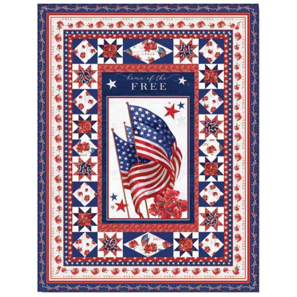 Liberty For All Quilt Kit By Henry Glass