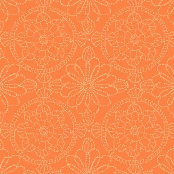 Fancy Fruit Doilies Orange By Kris Lammers For Maywood Studio