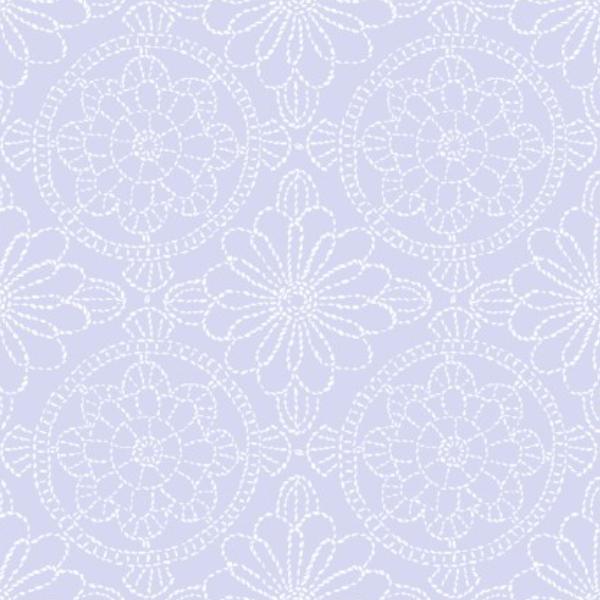 Fancy Fruit Doilies Blue By Kris Lammers For Maywood Studio