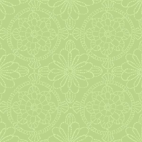 Fancy Fruit Doilies Green By Kris Lammers For Maywood Studio