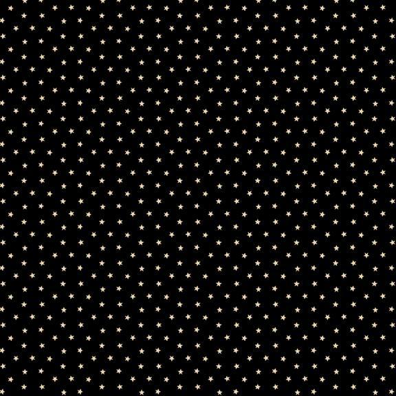 Paula'S Companions Ii Stars Black By Paula Barnes For Marcus Fabrics