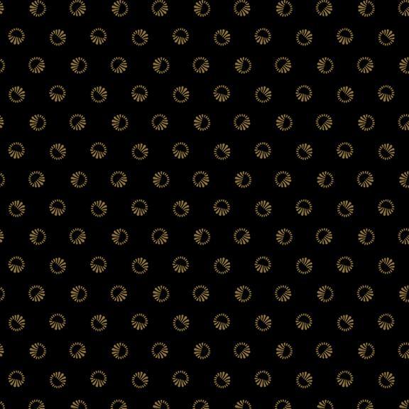 Paula'S Companions Ii Ring Toss Black By Paula Barnes For Marcus Fabrics