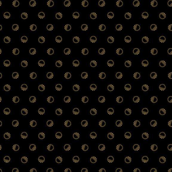 Paula'S Companions Ii Ring Toss Black By Paula Barnes For Marcus Fabrics