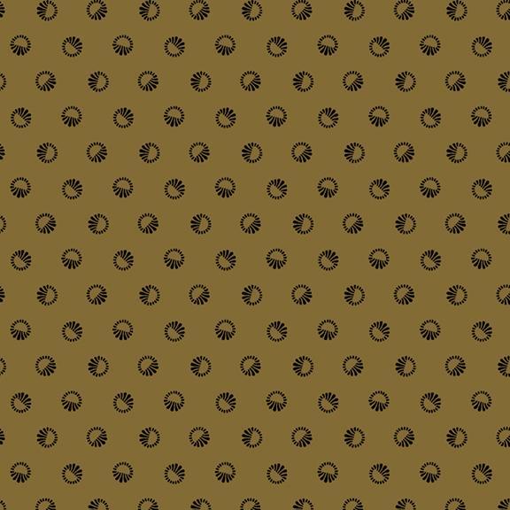 Paula'S Companions Ii Ring Toss Olive By Paula Barnes For Marcus Fabrics
