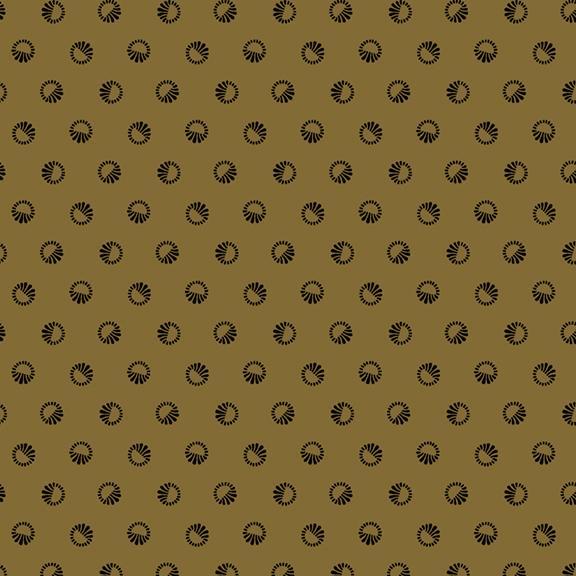 Paula'S Companions Ii Ring Toss Olive By Paula Barnes For Marcus Fabrics