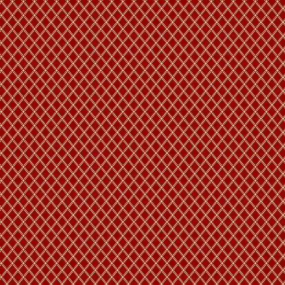 Paula'S Companions Ii Trellis Red By Paula Barnes For Marcus Fabrics