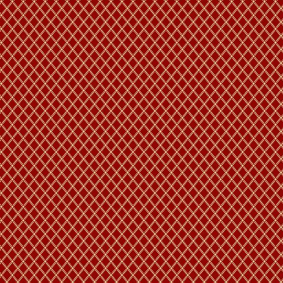 Paula'S Companions Ii Trellis Red By Paula Barnes For Marcus Fabrics