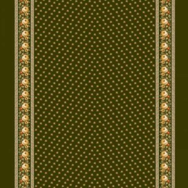 Autumn Spice Border Stripe Dark Green By Stacy West For Henry Glass