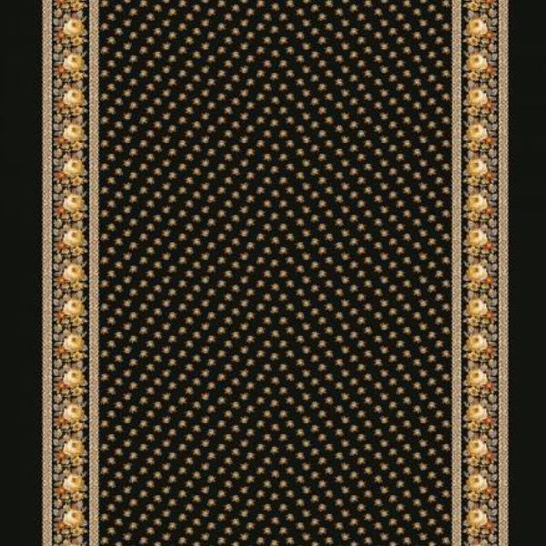 Autumn Spice Border Stripe Black By Stacy West For Henry Glass