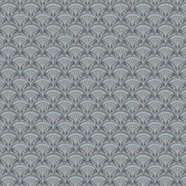 Blossom Scallop Slate From The Wander Lane Collection By Nancy Halverson For Benartex