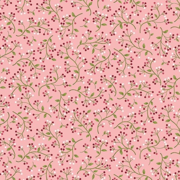 Wild Berry Coral From The Wander Lane Collection By Nancy Halverson For Benartex